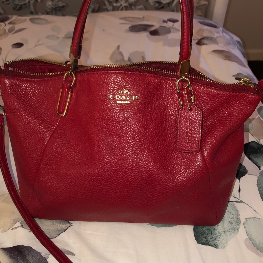 Red Coach Purse